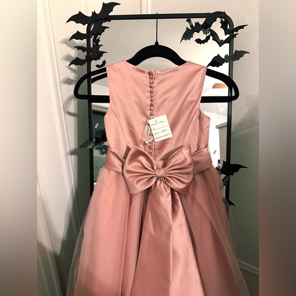 Ballet-Blush Fairytale Gown | David’s Bridal | Girls 7 (NWT) - Picture 3 of 5
